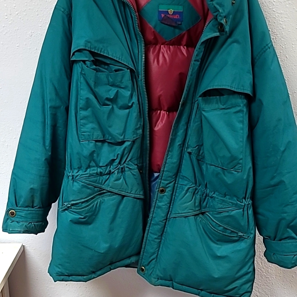 Winter coat parka very warm like new, Woodward